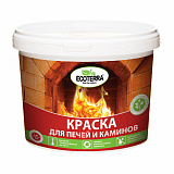 Краска для печей ECOTERRA 2.5кг белая (Распродажа)