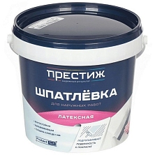 Шпатлевка латексная БЕЛАЯ 1,5кг Престиж (Распродажа)