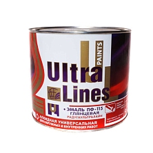 Эмаль ПФ-115 ОРАНЖЕВАЯ  1,8кг Ultra lines (Распродажа)