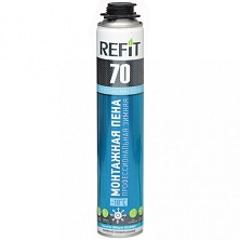 Пена монтажная REFIT 70 профессиональная ЗИМНЯЯ 870гр