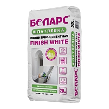 Шпатлевка БОЛАРС полимерно-цементная FinishWhite 20кг (Распродажа)