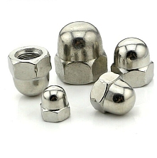 Гайка колпачковая М8 оцинкованная DIN1587 (Распродажа)