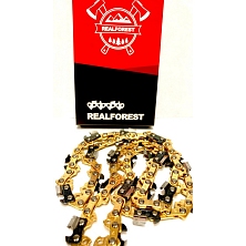 Цепь пильная RealForest 91RFX056E. Super Chisel, шаг 3/8" (0,375"; 9,32 мм) толщина 1,3мм (0.050")