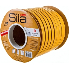 Уплотнитель SILA HOME D-профиль, коричневый