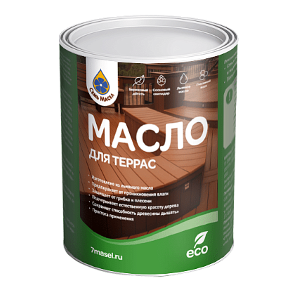 Масло для террас 0,9л - №1
