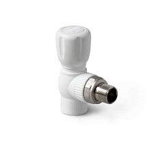 Шаровый кран для радиатора угловой 20-1/2 PRO AQUA