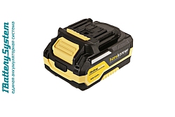 Аккумулятор Hanskonner HBP2004, 18В, 1BatterySystem, 4.0Ач, USB-разьем