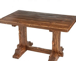 Стол "Леший" 1,5м (массив сосны) цвет коричневый