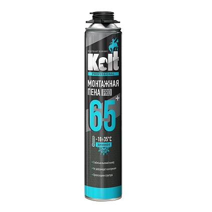 Пена монтажная KOLT 65 TURBO профессиональная всесезонная 950гр - №1