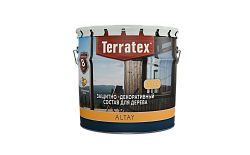 Деревозащитный состав Terratex ALTAY ULTRA БЕЛЫЙ 3л
