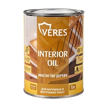 Масло по дереву "VERES" для наружн. и внутрен. работ СОСНА 1л (Распродажа)