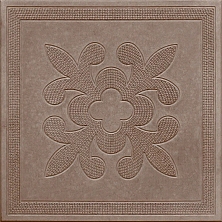 Плитка тротуарная 300*300*50, рисунок орнамент, серая
