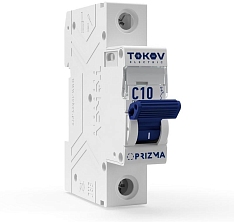 Выключатель автоматический модульный 1п C 10А 4.5кА PRIZMA TOKOV Electric TKE-PZ45-MCBI-1-10-C