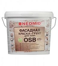 Краска-грунт Фасадная для плит OSB 3в1 7кг (Распродажа)