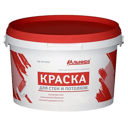 Краска для СТЕН и ПОТОЛКОВ 1,3кг (Распродажа) - №1