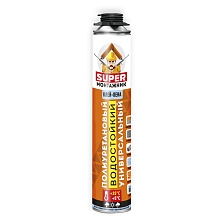 Клей-пена SUPER Монтажник универсальная профессиональная, летняя 780гр (Распродажа)