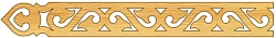 Наличник №36 резной (ширина 120) с окончанием 1,8