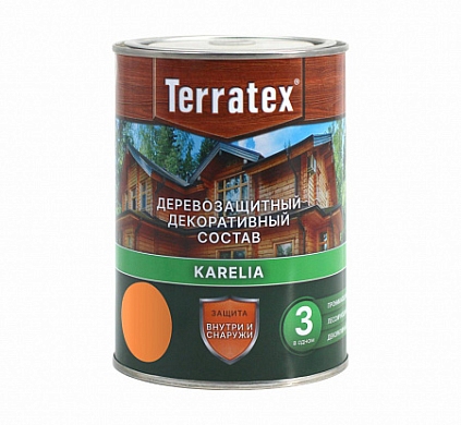 Деревозащитный состав Terratex KARELIA КАЛУЖНИЦА 1л (Распродажа) - №1