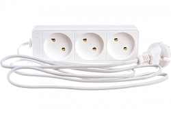 Удлинитель 3х1.5м без заземл. 6А IP20 ШВВП 1.3кВт Союз 481S-0301