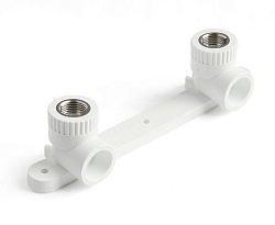 Угольник комб с крепл. вн рез 20-1/2 двойной PRO AQUA