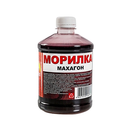 Морилка водная МАХАГОН 0,5л - №1