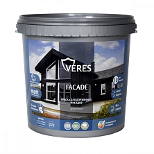 Краска акриловая "Veres" для деревянных фасадов 2,7л ТЕПЛЫЙ КАМЕНЬ