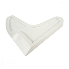 Шпатель резиновый "Сердечко" 90*90мм Кедр